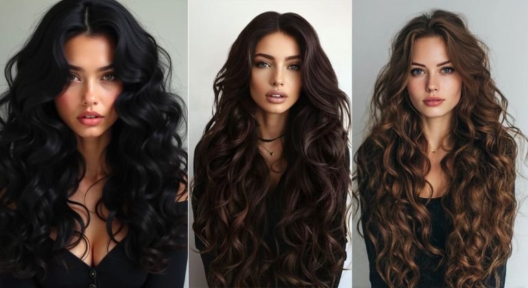 Big voluminous curls