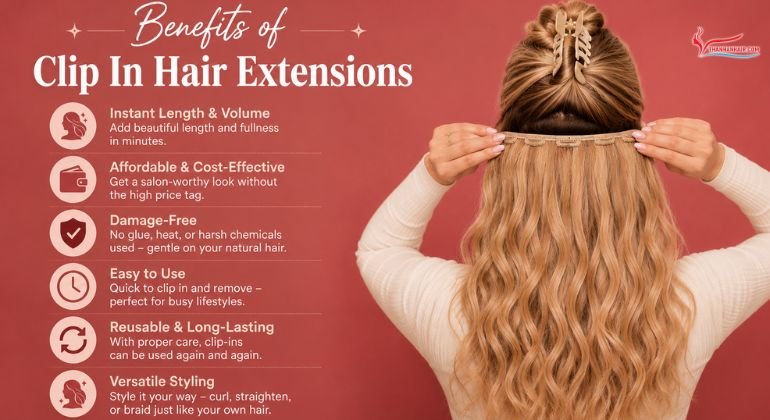 Benefits of Clip In Hair Extensions