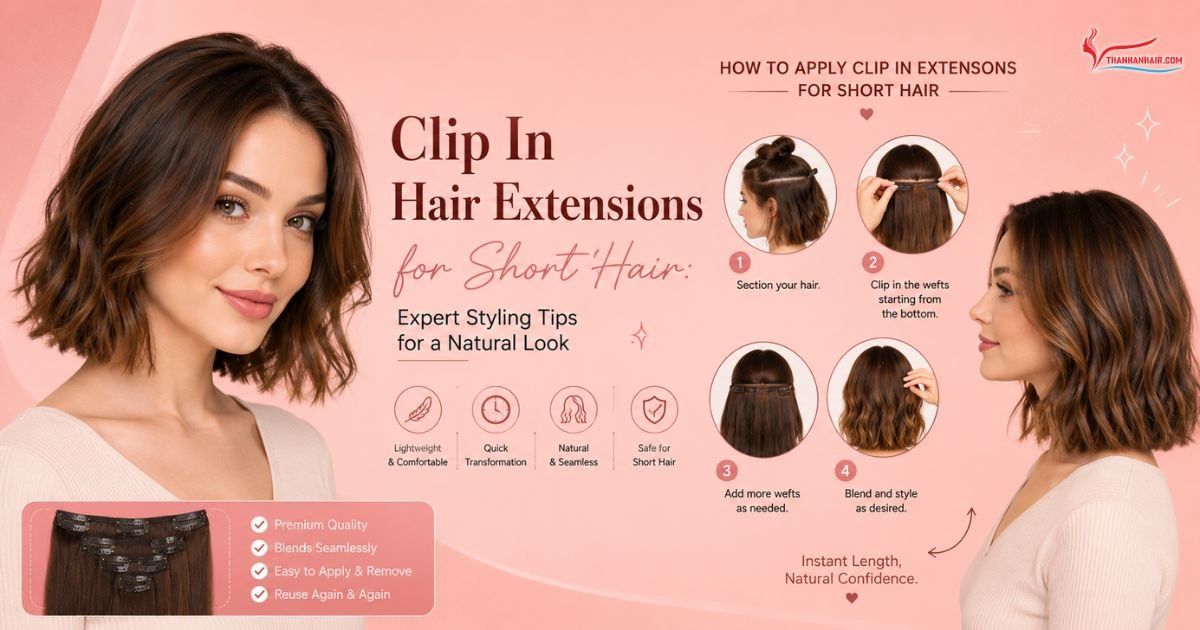 Clip In Hair Extensions for Short Hair Expert Styling Tips for a Natural Look