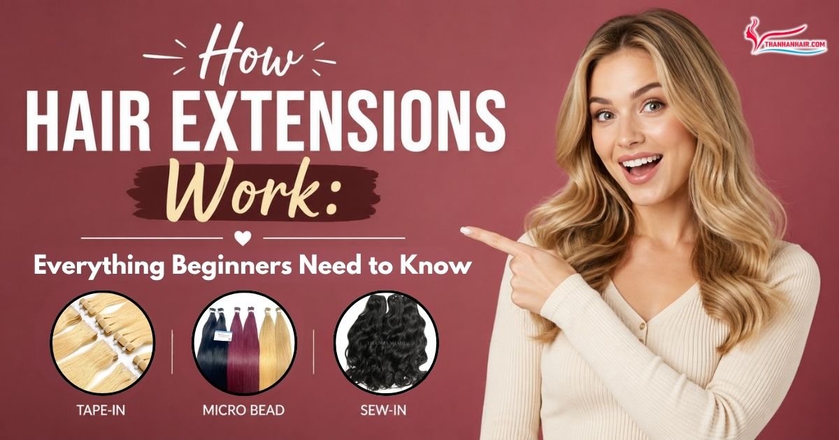 How Hair Extensions Work Everything Beginners Need to Know