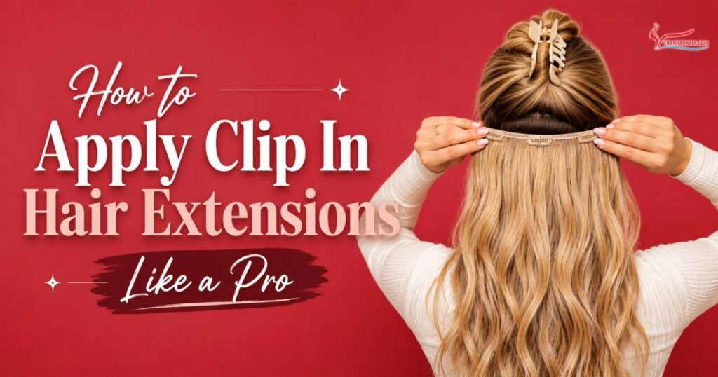 How to Apply Clip In Hair Extensions Like a Pro