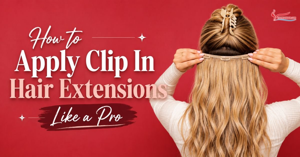 How to Apply Clip In Hair Extensions Like a Pro