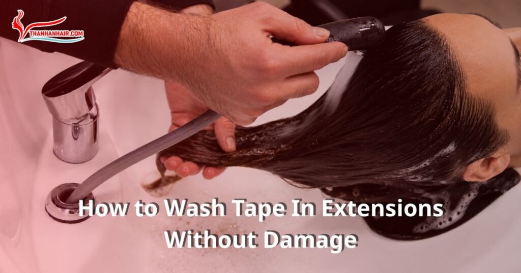 How to Wash Tape In Extensions Without Damage