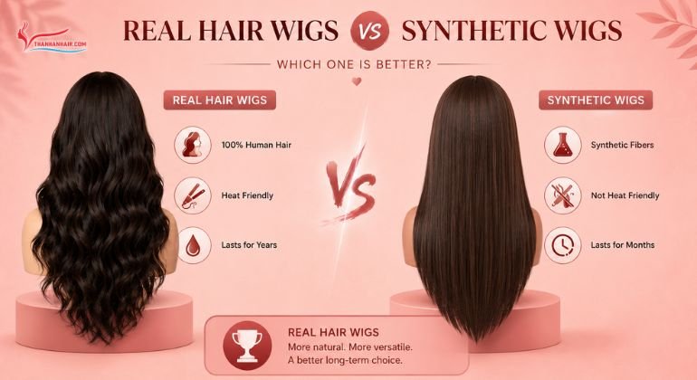 Real Hair Wigs vs. Synthetic Wigs Which One Is Better