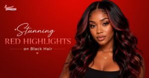 Stunning Red Highlights on Black Hair Best Shades, Techniques & Hair Care Guide