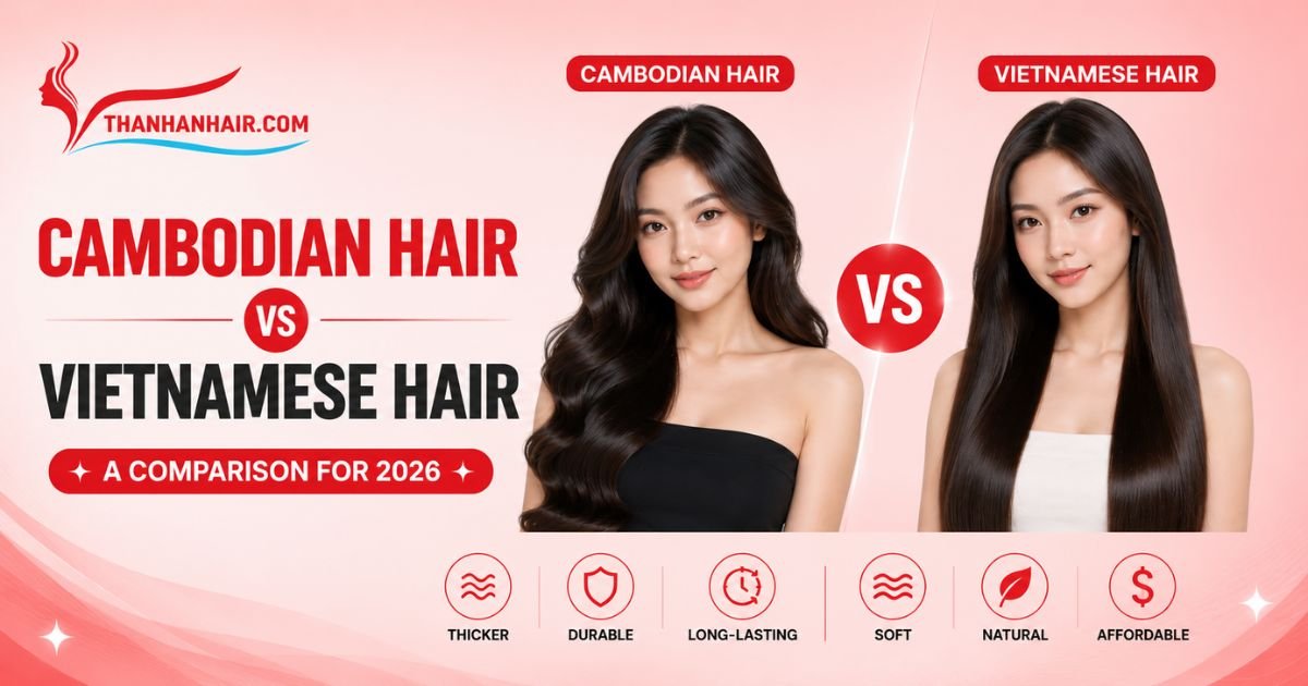 Cambodian Hair vs Vietnamese Hair A Detailed Comparison for 2026