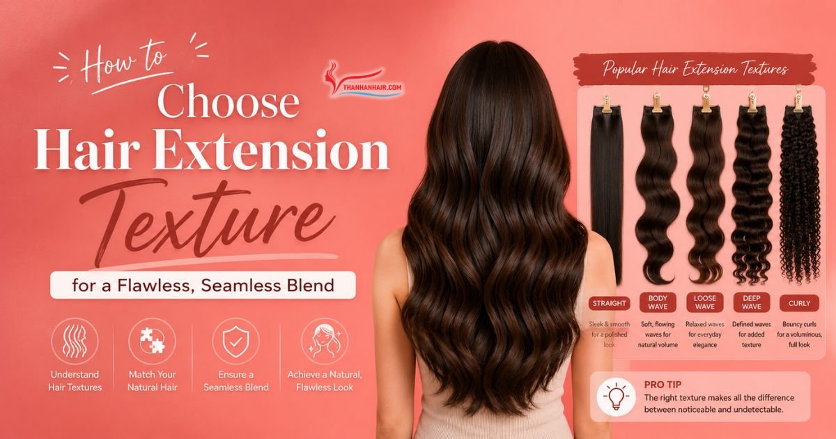 How to Choose Hair Extension Texture for a Flawless, Seamless Blend