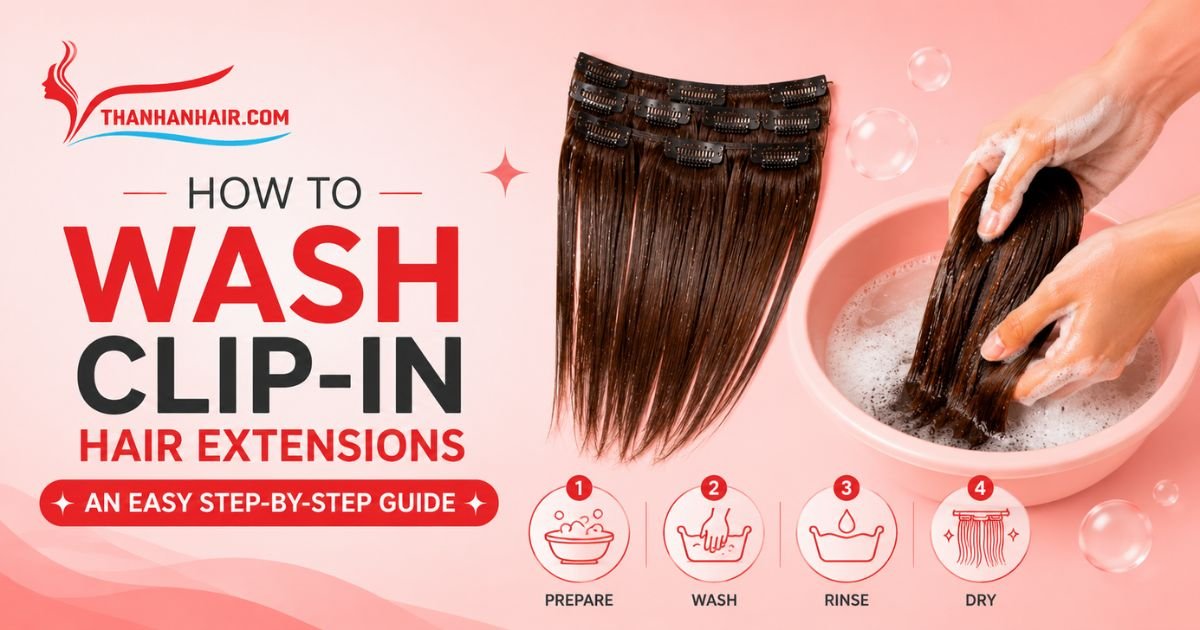 How to Wash Clip-In Hair Extensions: An Easy Step-by-Step Guide