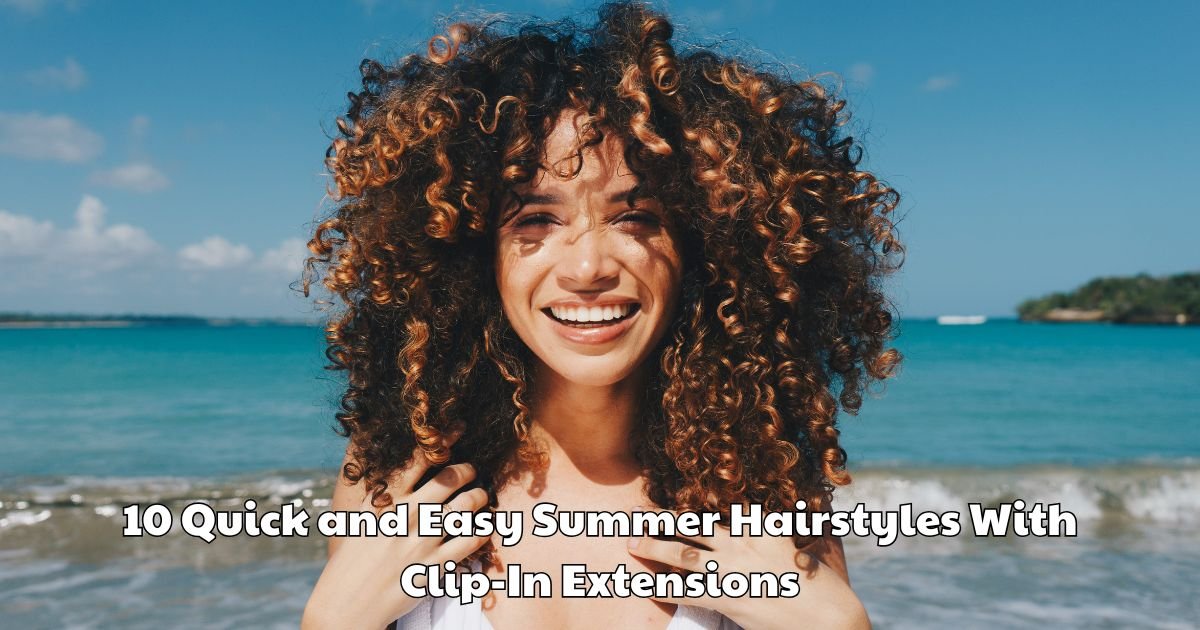 10 Quick and Easy Summer Hairstyles With Clip-In Extensions