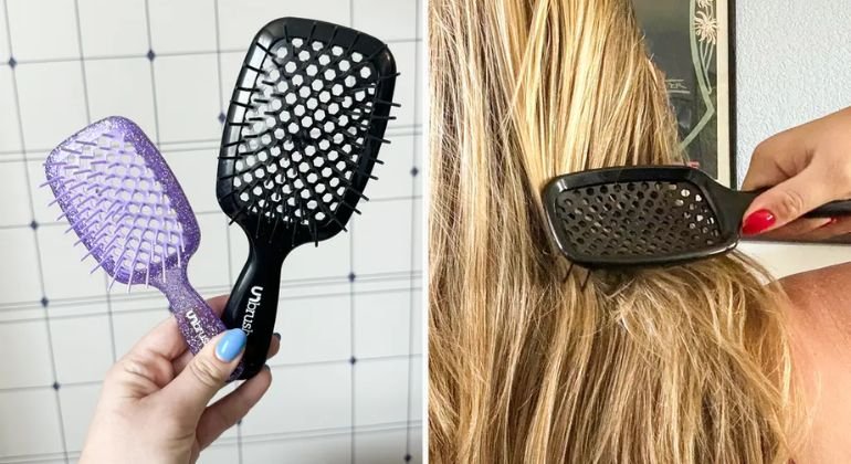An Extension-Safe Detangling Brush