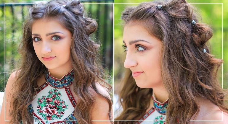 Boho bubble braids
