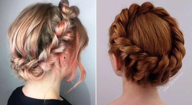 Crown (halo) braid