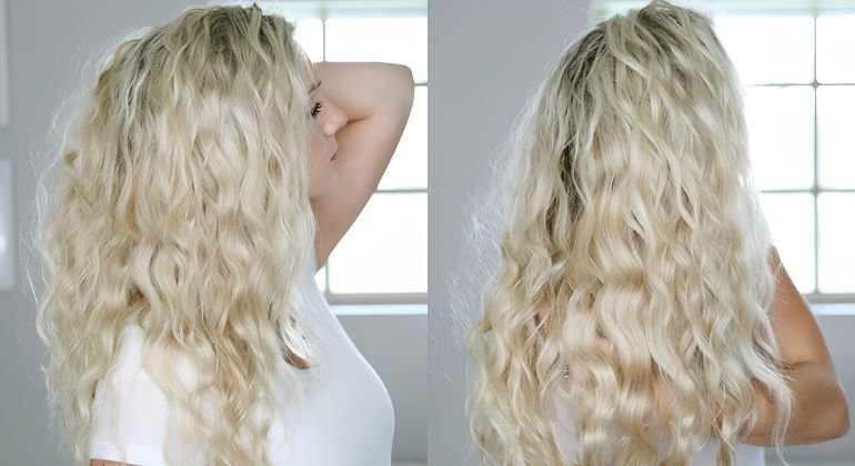 Heatless overnight beach waves