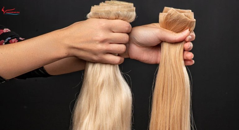 How to tell real human hair from synthetic or low grade hair