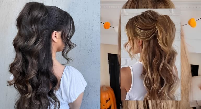 The Volumized Half-Up