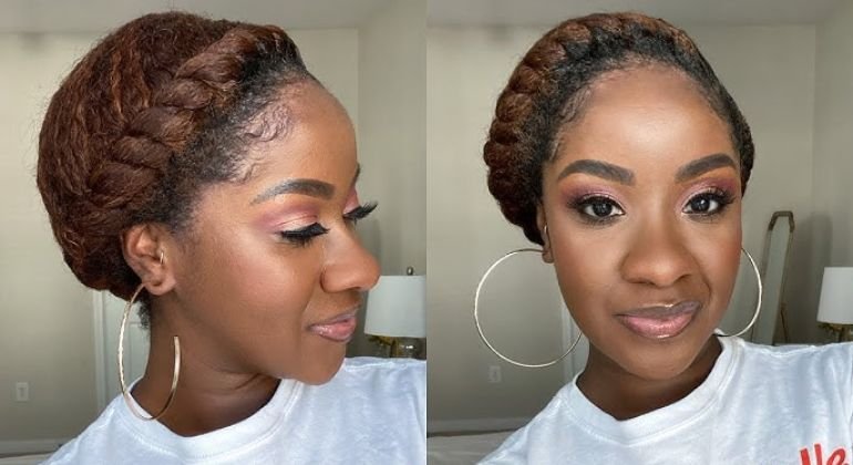 Twisted halo crown