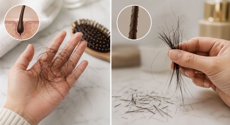 Hair Breakage vs Hair Shedding Sort Them First