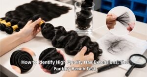 How to Identify High-Quality Hair Extensions The Factory Bench Test