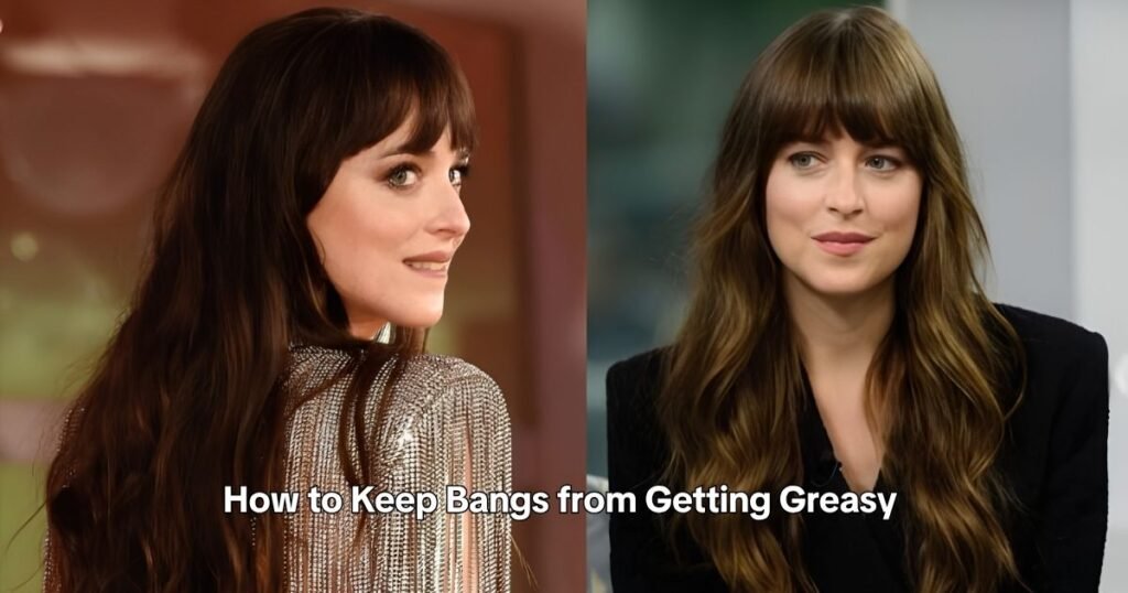 How to Keep Bangs from Getting Greasy