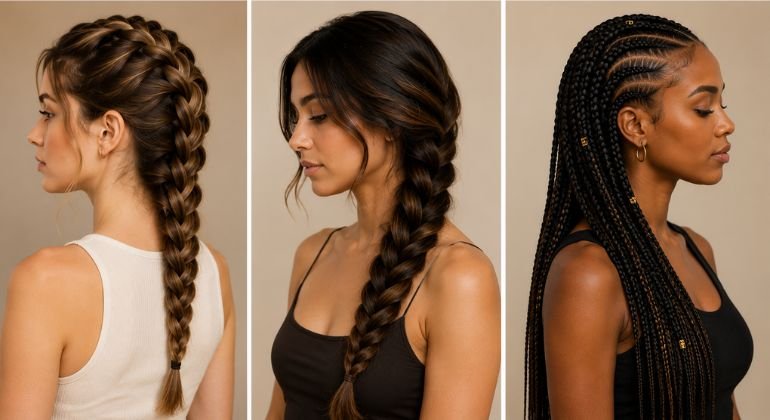 What are the main braid families