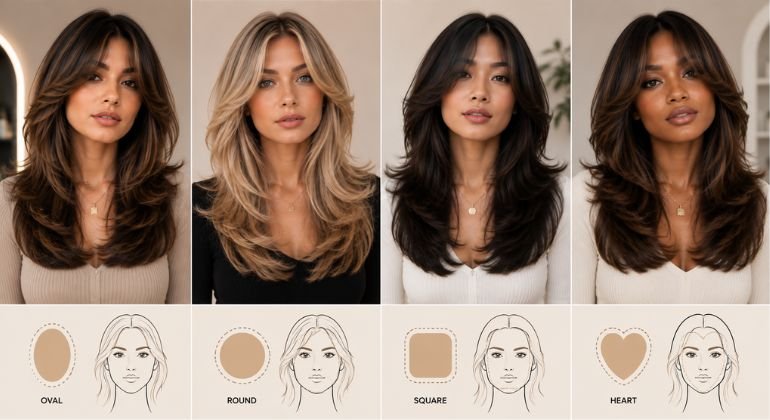 Will a butterfly haircut suit your face shape
