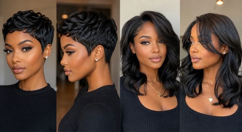 Will a pixie cut suit you Density and growth pattern beat face shape