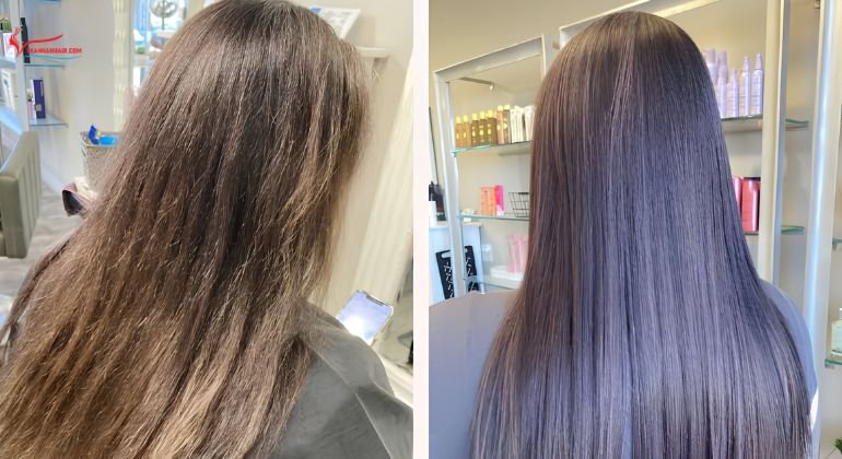 Applying Keratin Treatments to Human Hair Extensions