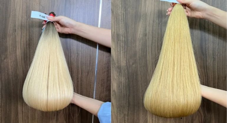 Can dark Vietnamese hair become a 613 blonde wig