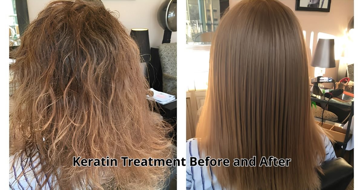 Keratin Treatment Before and After