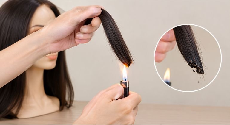 Perform the Flame Burn Test