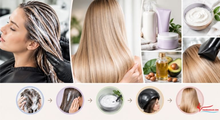 Post-Bleach Hair Care Treatment and Recovery