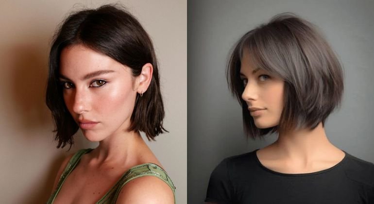 The Textured Kinky Coarse Short Bob