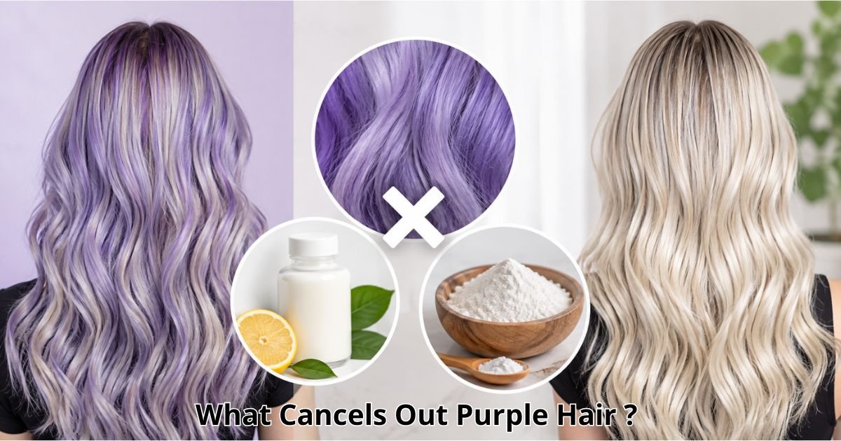 What Cancels Out Purple Hair